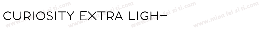 curiosity extra ligh字体转换
